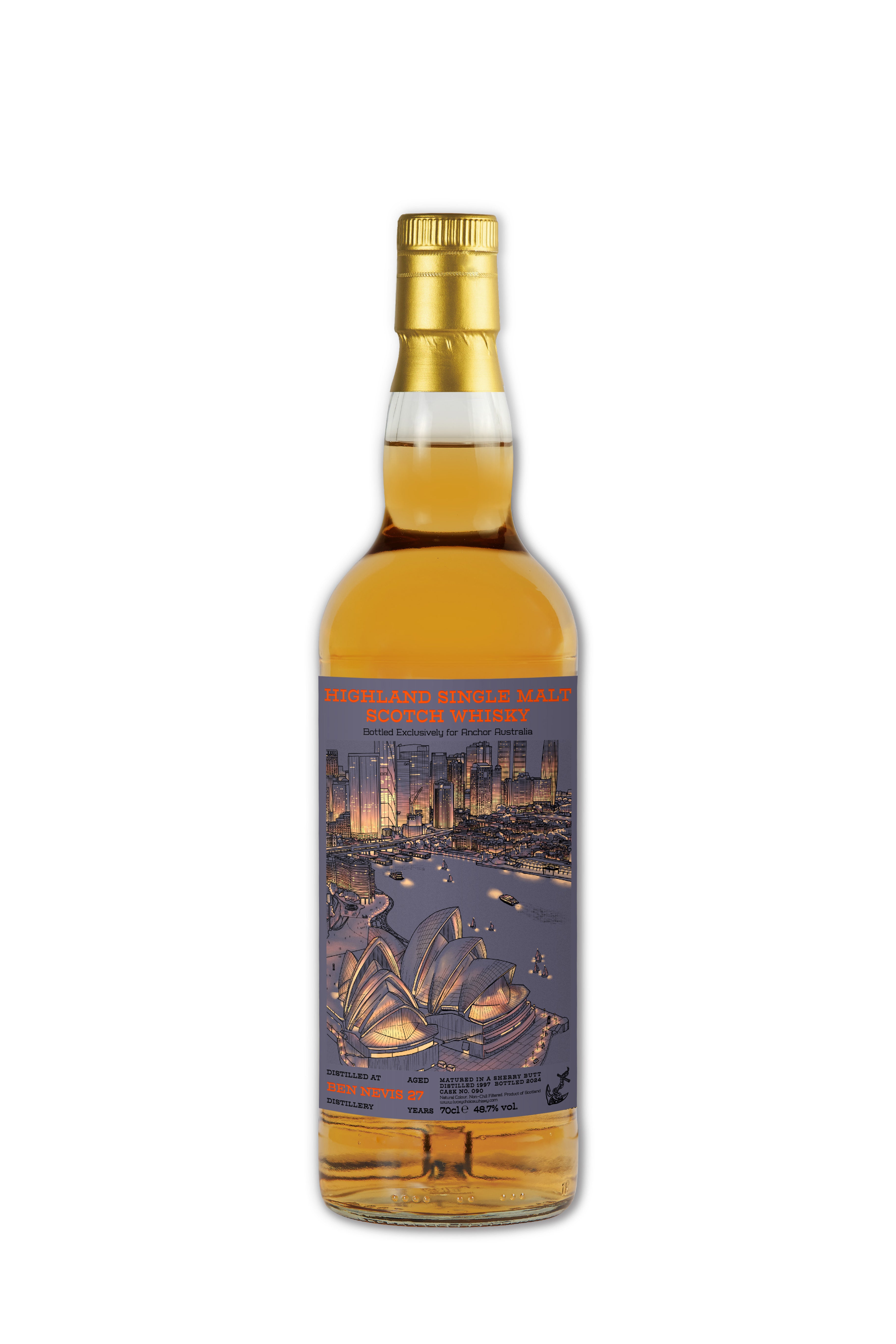 Ben Nevis 1997 27yo, 48.7% 700ml Anchor Australia