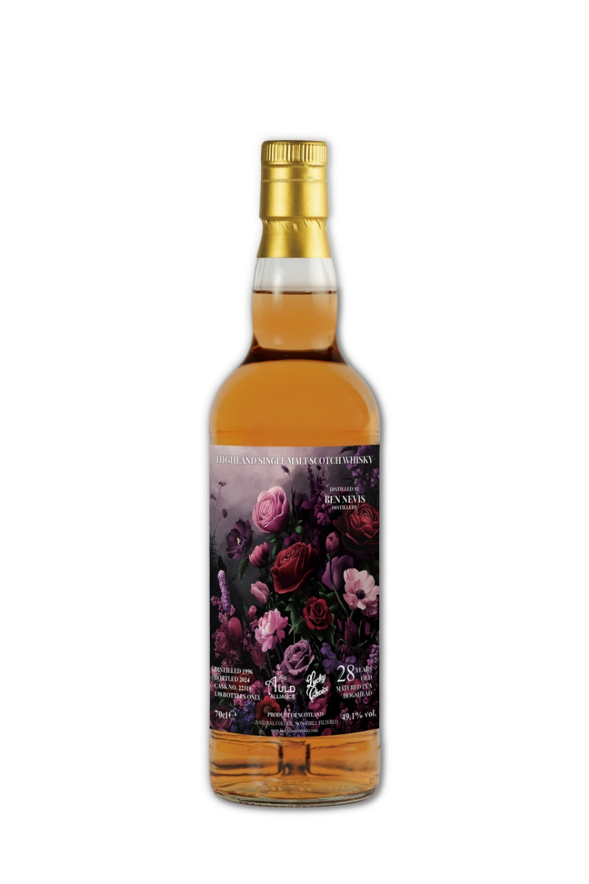 Ben Nevis 1996, 28yo 49.1% 700ml bottled by The Auld Alliance and Lucky Choice