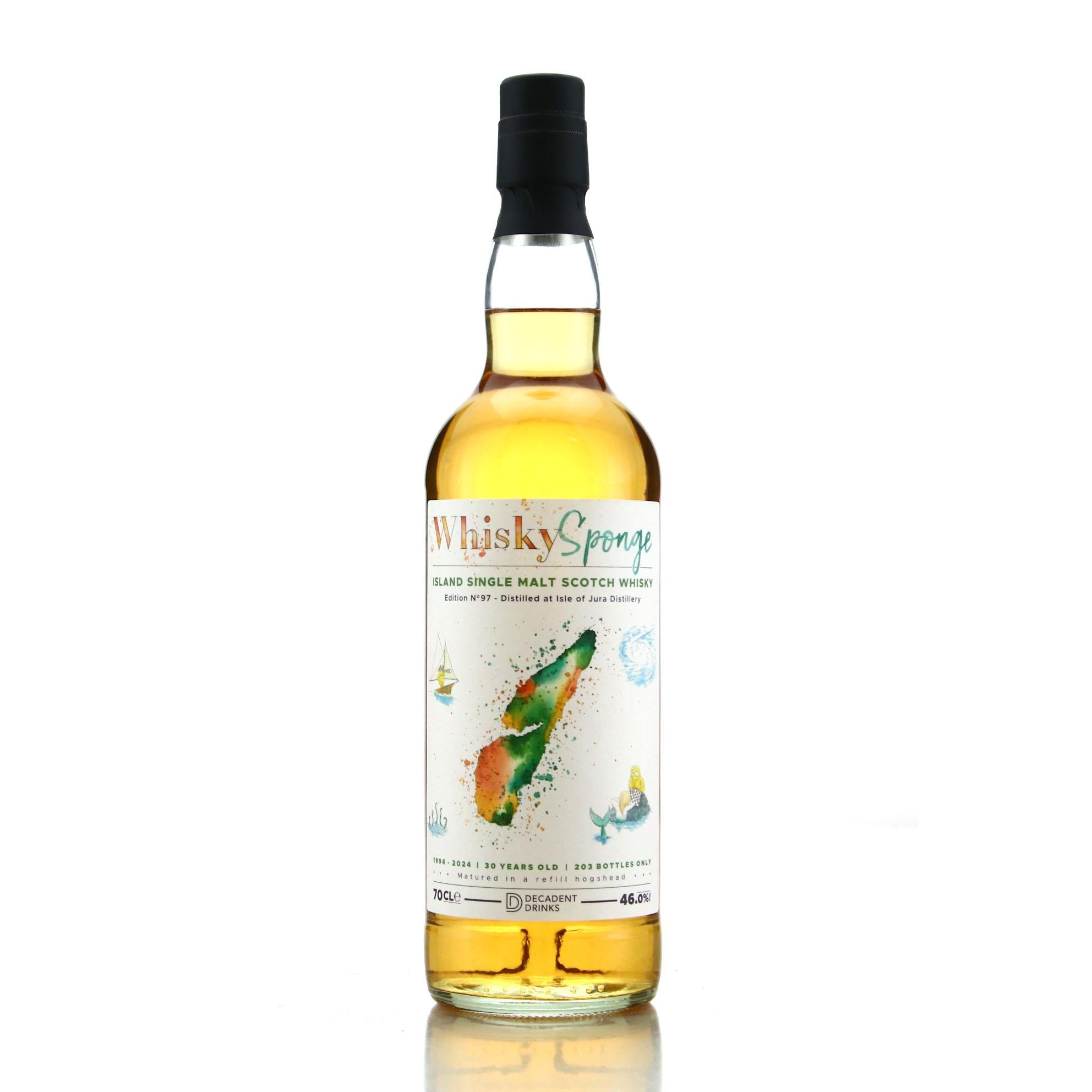Decadent Drinks WhiskySponge No. 97 1994 Jura 30 Year Old Single Cask Single Malt Scotch Whisky