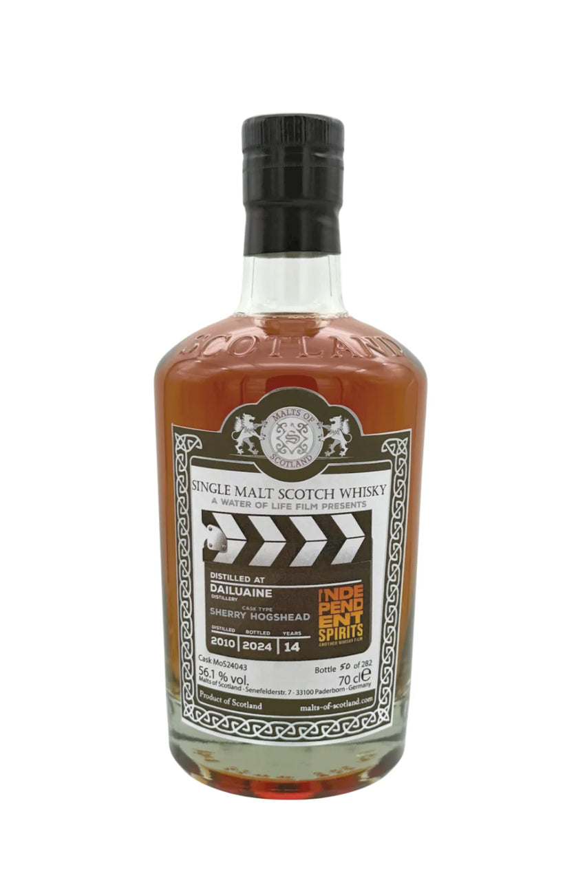 Malts of Scotland 2010 Dailuaine 14 Year Old SIngle Cask Single Malt Scotch Whisky