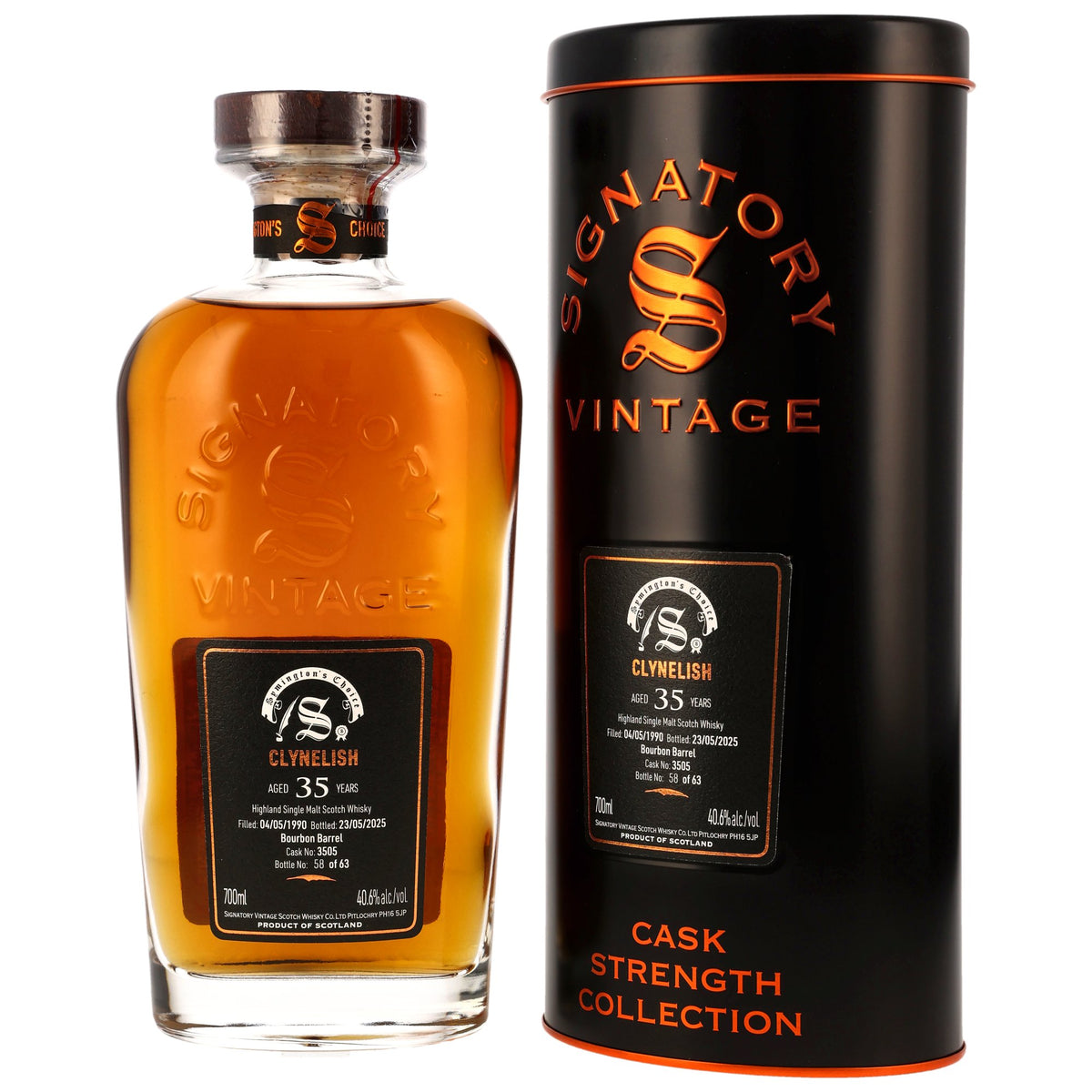 (Pre-Order) Signatory Vintage 1990 Clynelish 35 Year Old Single Cask Single Malt Scotch Whisky