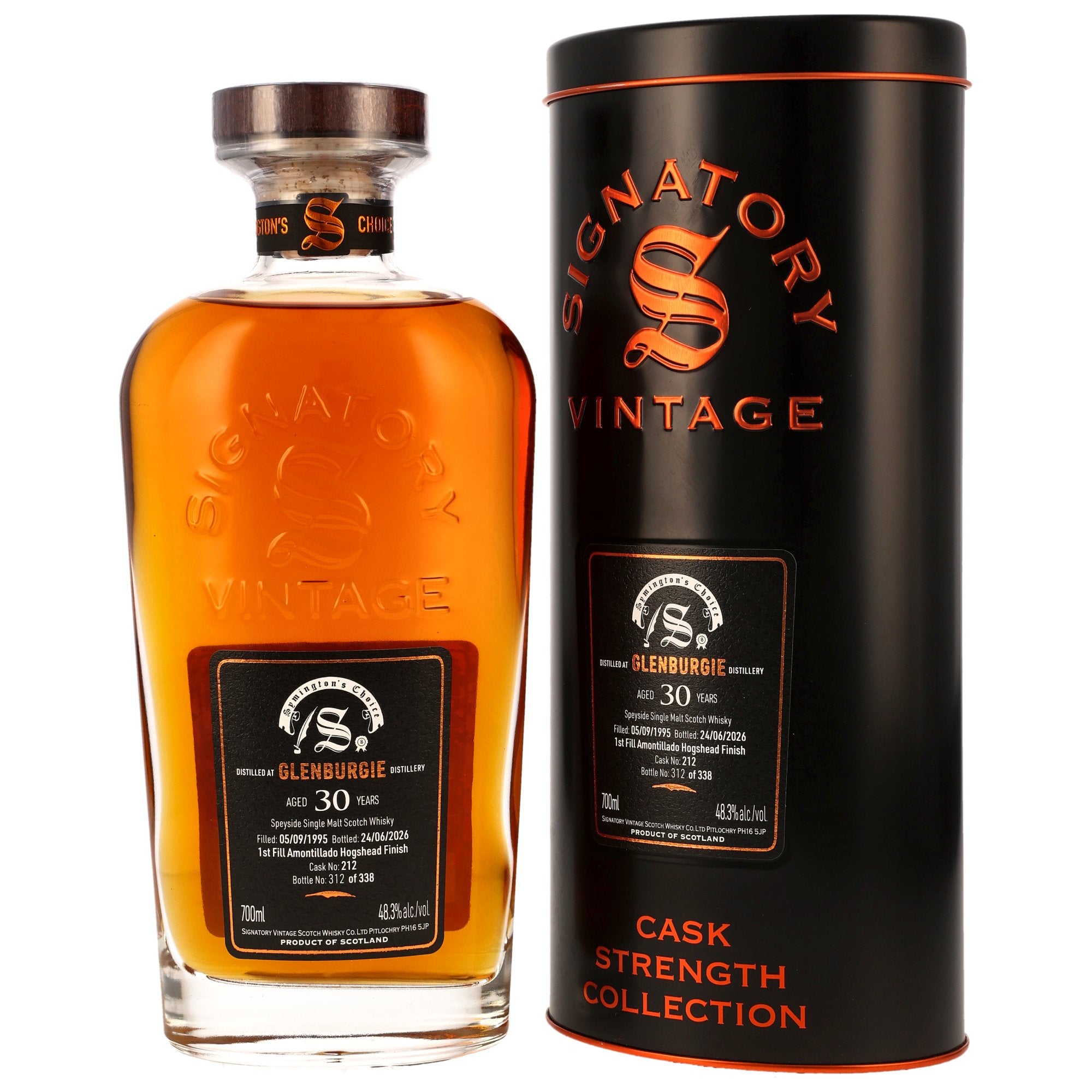 (Pre-Order) Signatory Vintage 1995 Glenburgie 30 Year Old Single Cask Single Malt Scotch Whisky