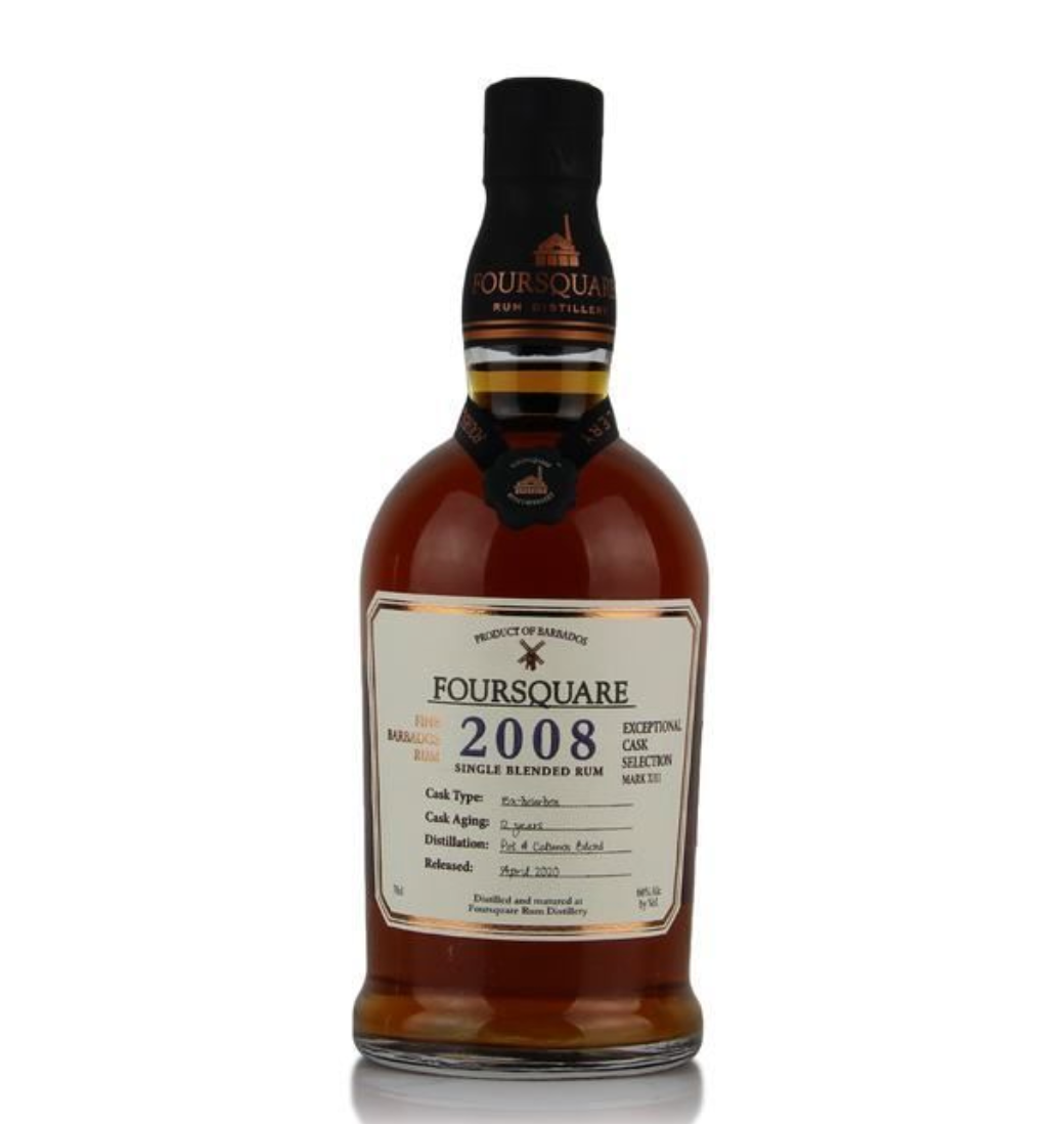 Foursquare 2008 12 Year Old Ex-Bourbon Exceptional Cask 60% 700ml