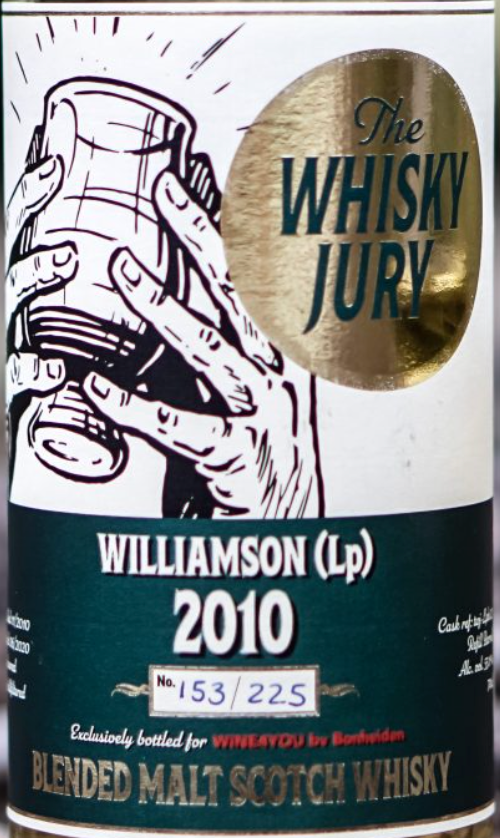 {SAMPLE} The Whisky Jury 2010 Williamson 9 Year Old Single Cask Single Malt Scotch Whisky (15mL)