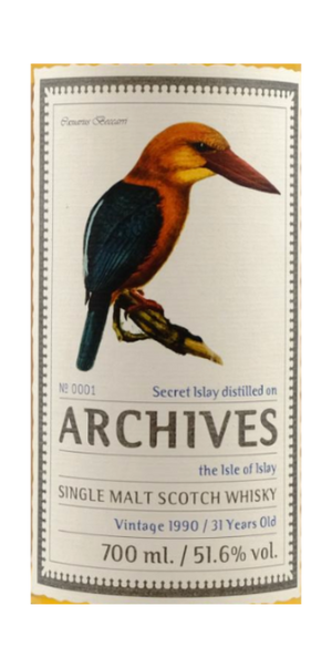 {SAMPLE} Archives 1990 Secret Islay 31 Year Old Single Cask Single Malt Scotch Whisky (15mL)
