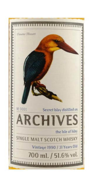 {SAMPLE} Archives 1990 Secret Islay 31 Year Old Single Cask Single Malt Scotch Whisky (15mL)