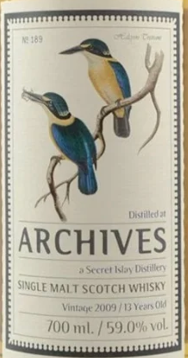 {SAMPLE} Archives 2009 Secret Islay 13 Year Old Single Cask Single Malt Scotch Whisky (15mL)