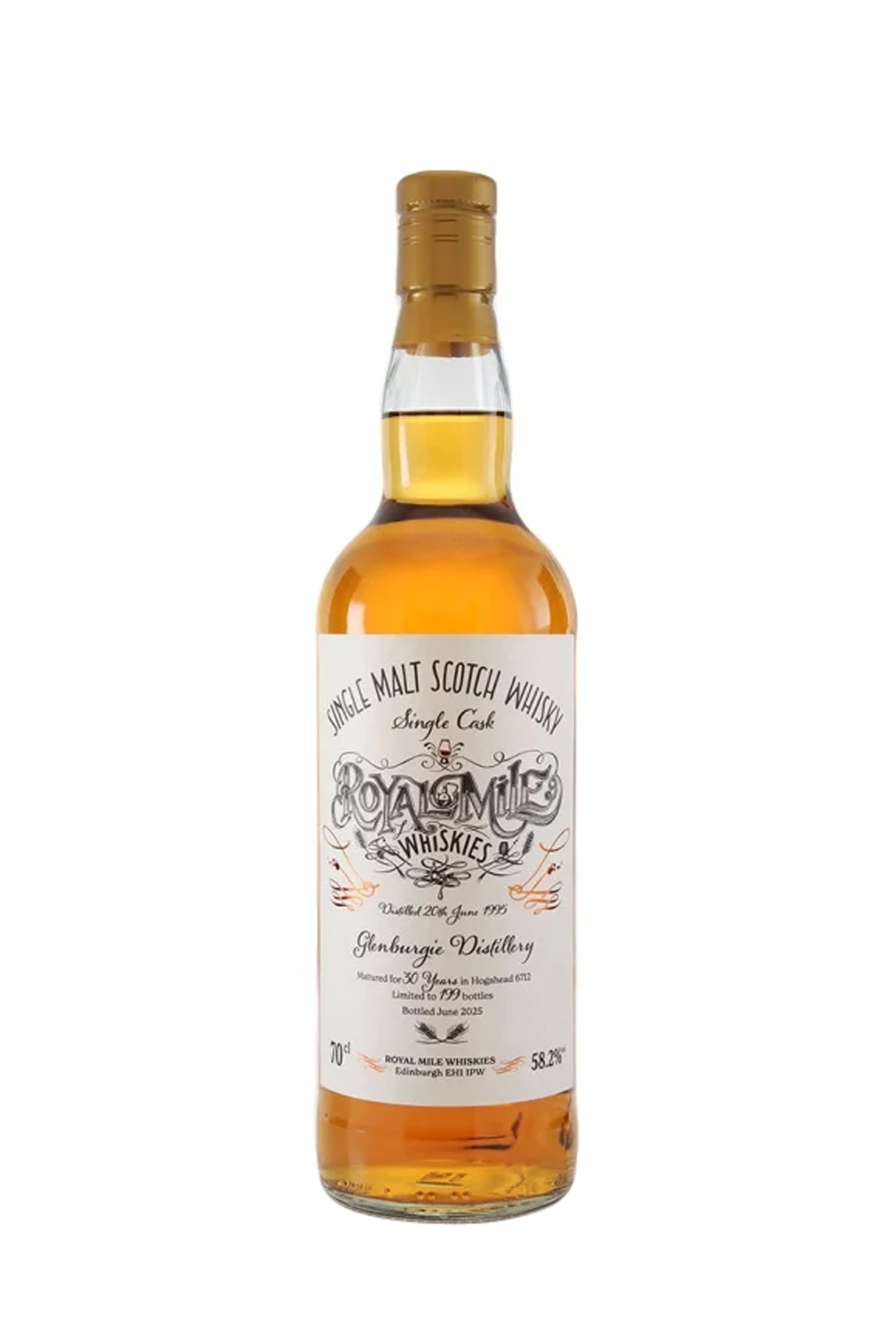 Glenburgie 1995 30 Year Old RMW #6712 58.2% 70cl
