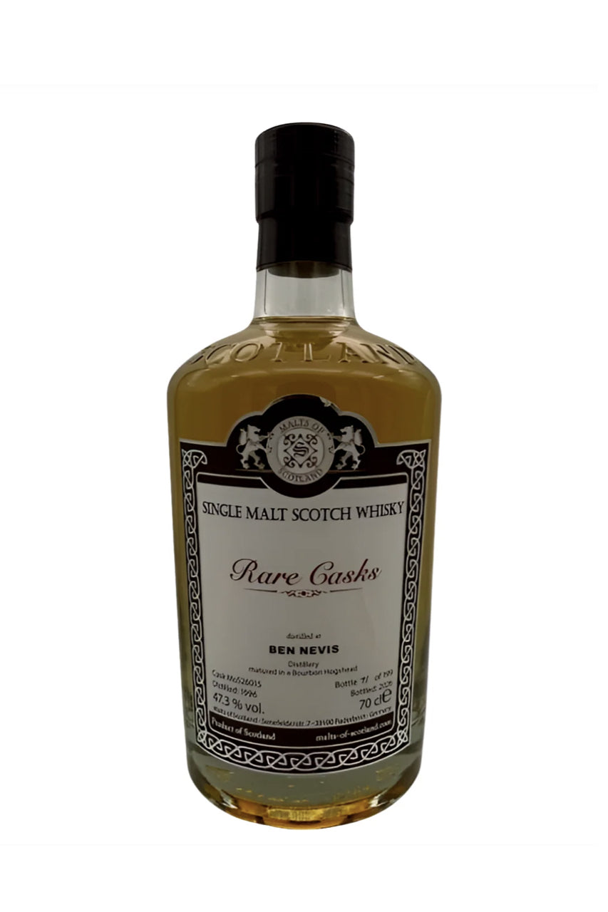 Pre- Sale Malts of Scotland 1996 Ben Nevis 30 Year Old Single Cask Single Malt Scotch Whisky