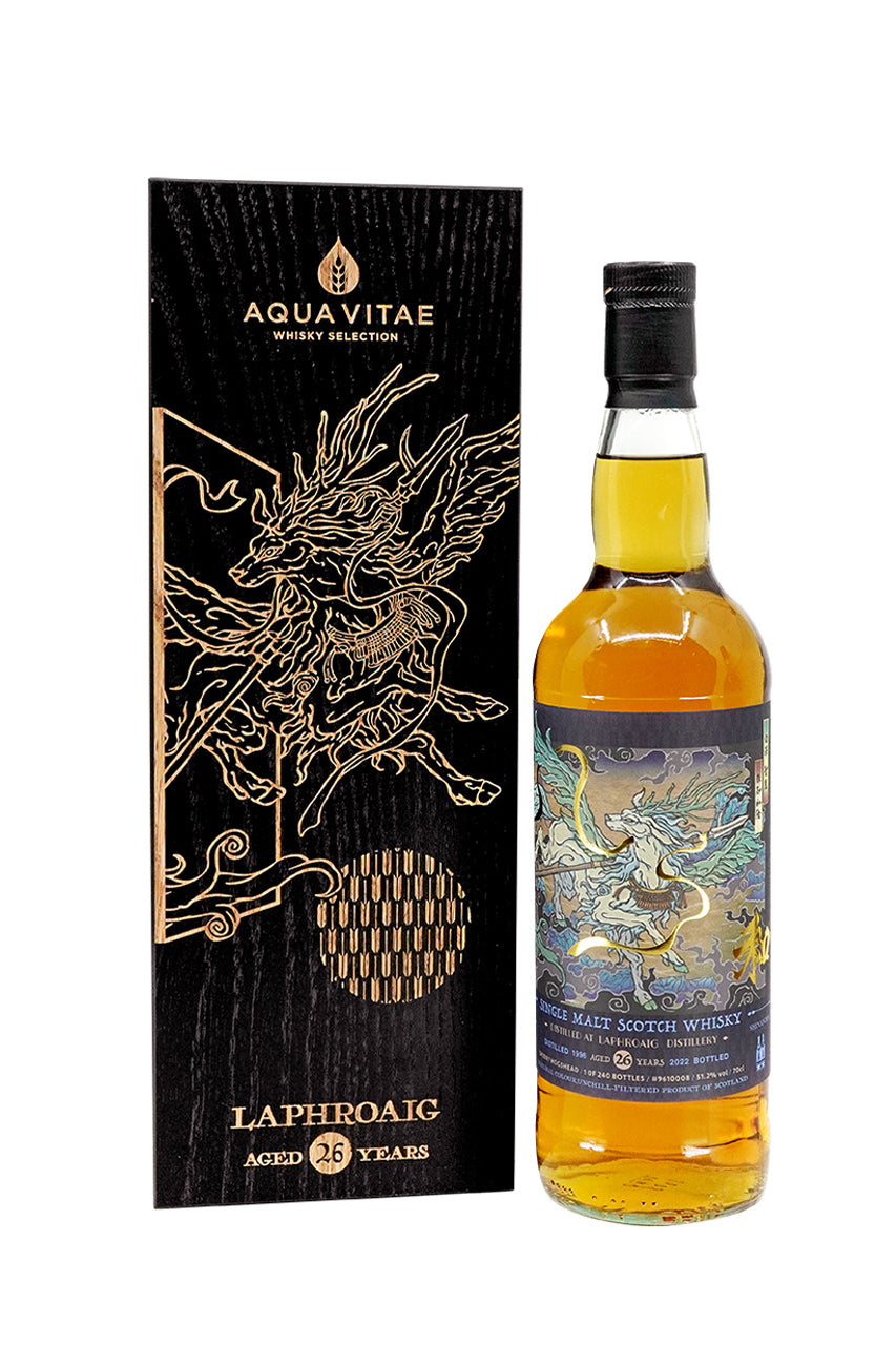 Aqua Vitae 1996 Laphroaig 26 Year Old Single Cask Single Malt Scotch Whisky