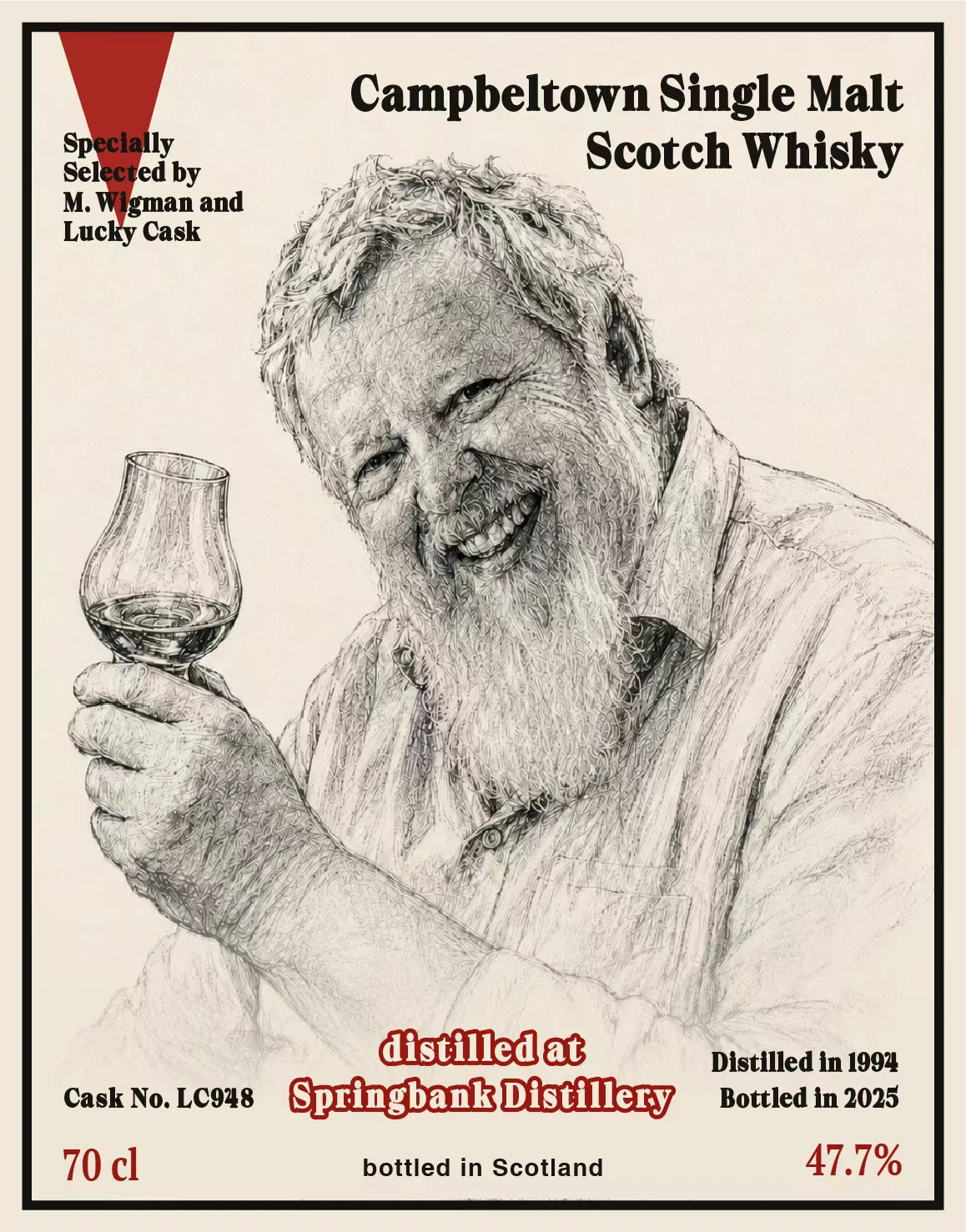 Michiel Wigman 1994 Springbank 31 Year Old Single Cask Single Malt Scotch Whisky