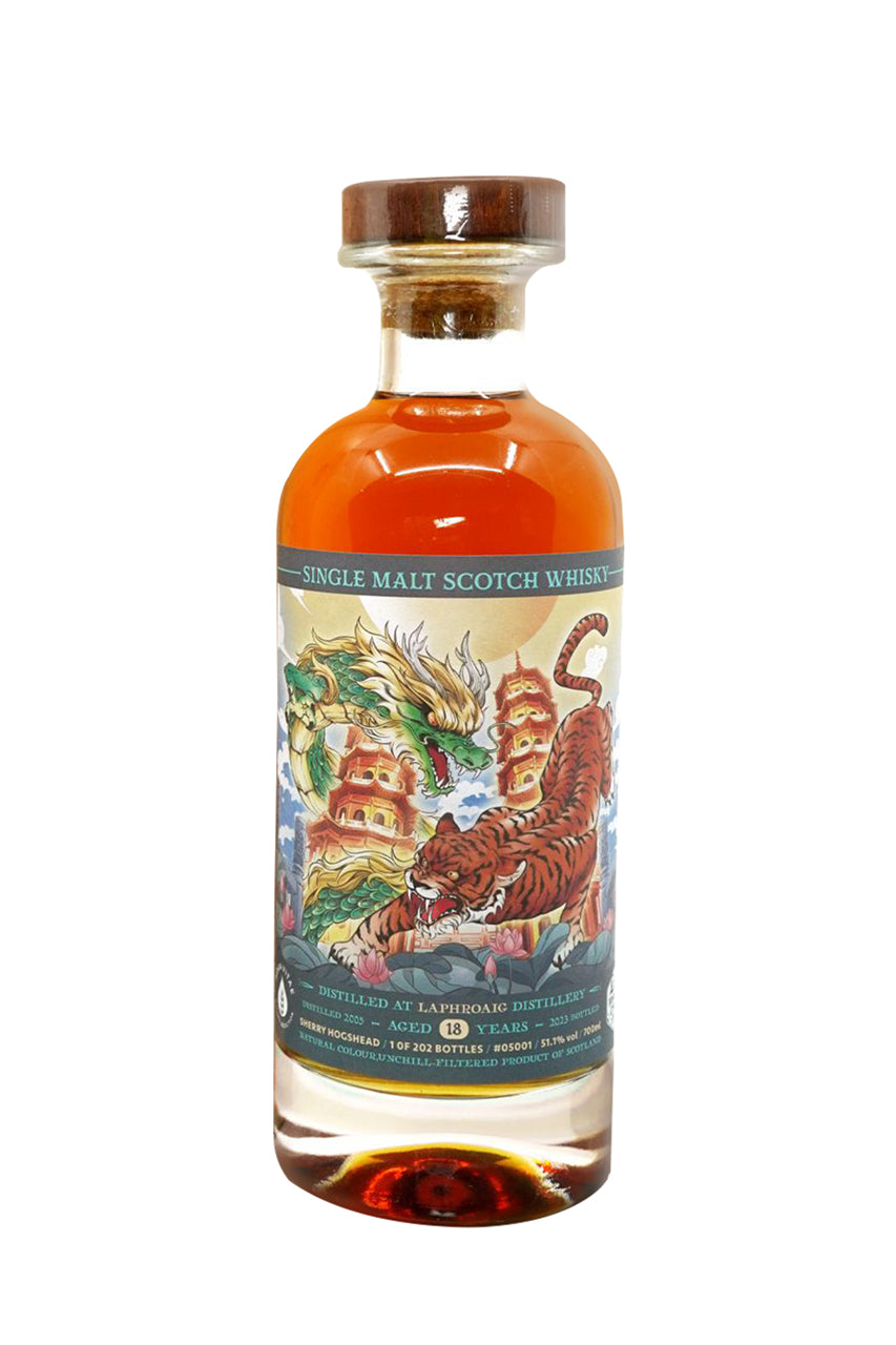 Aqua Vitae 2005 Laphroaig 18 year Old Single Cask Single Malt Scotch Whisky