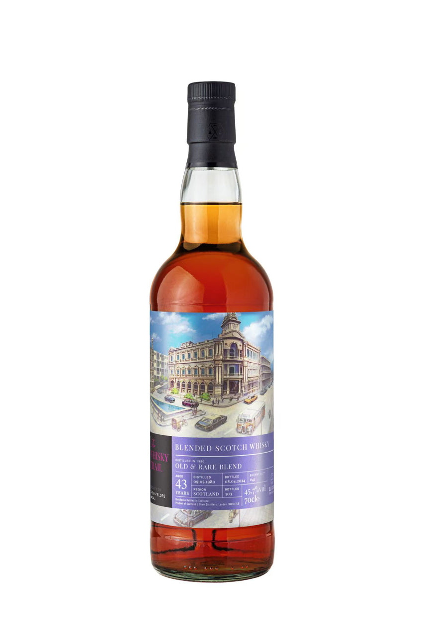 The Whisky Trail 1980 Blended Malt 43 Year Old Single Cask Scotch Whisky