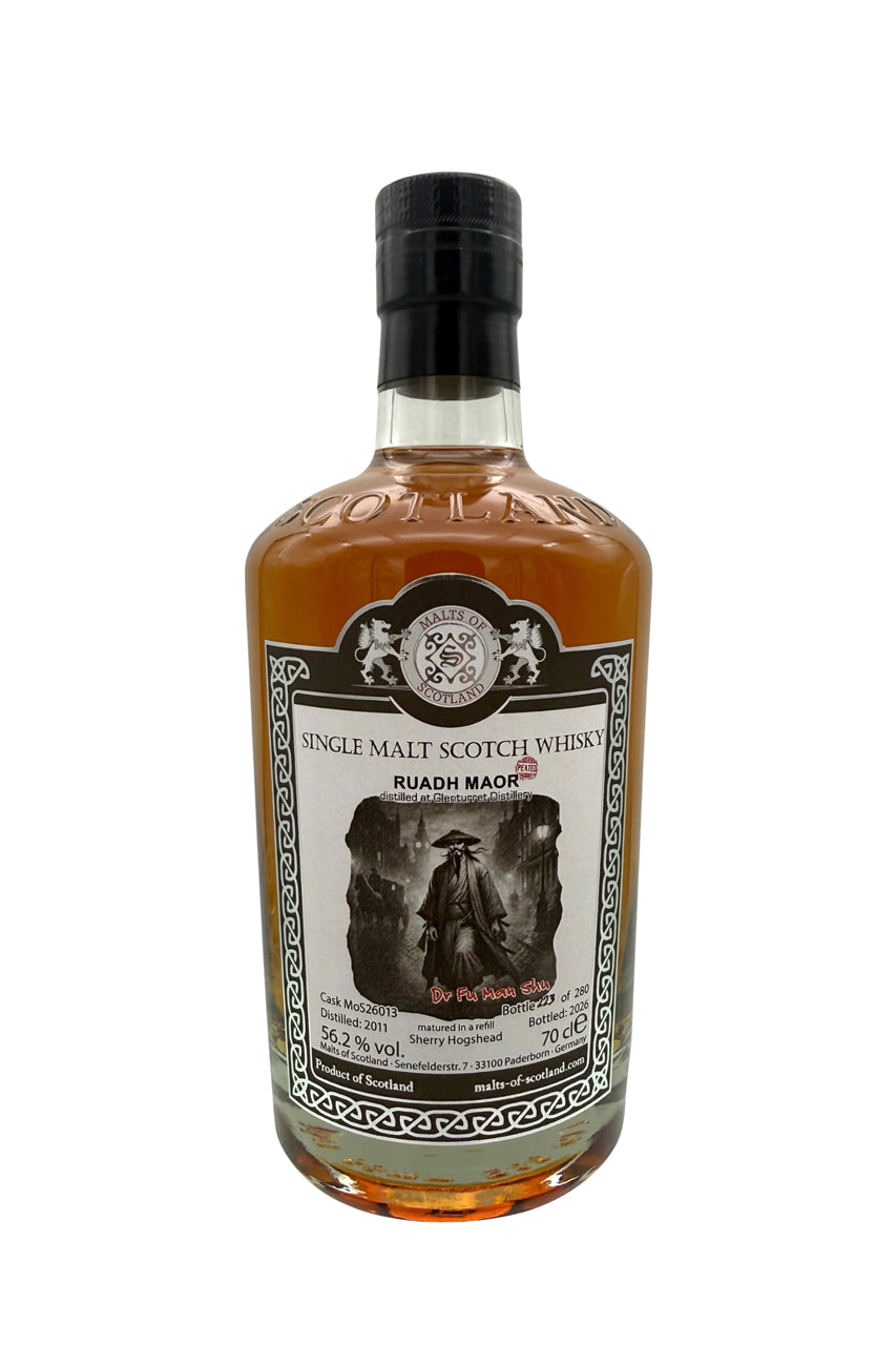 Malts of Scotland 2011 Ruadh Maor 14 Year Old Single Cask Single Malt Scotch Whisky