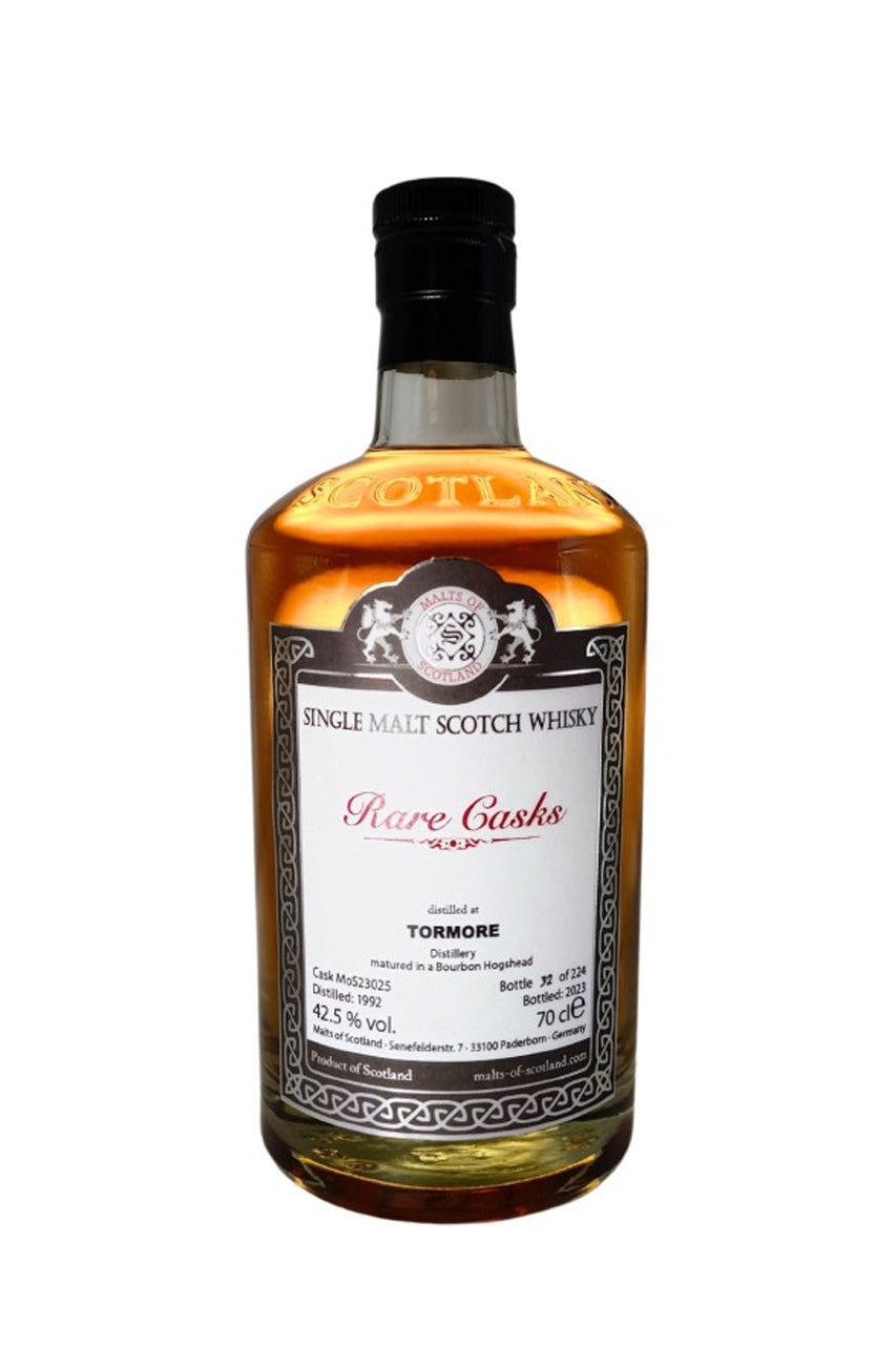 Malts of Scotland 1992 Tormore 31 Year Old Single Cask Single Malt Scotch Whisky