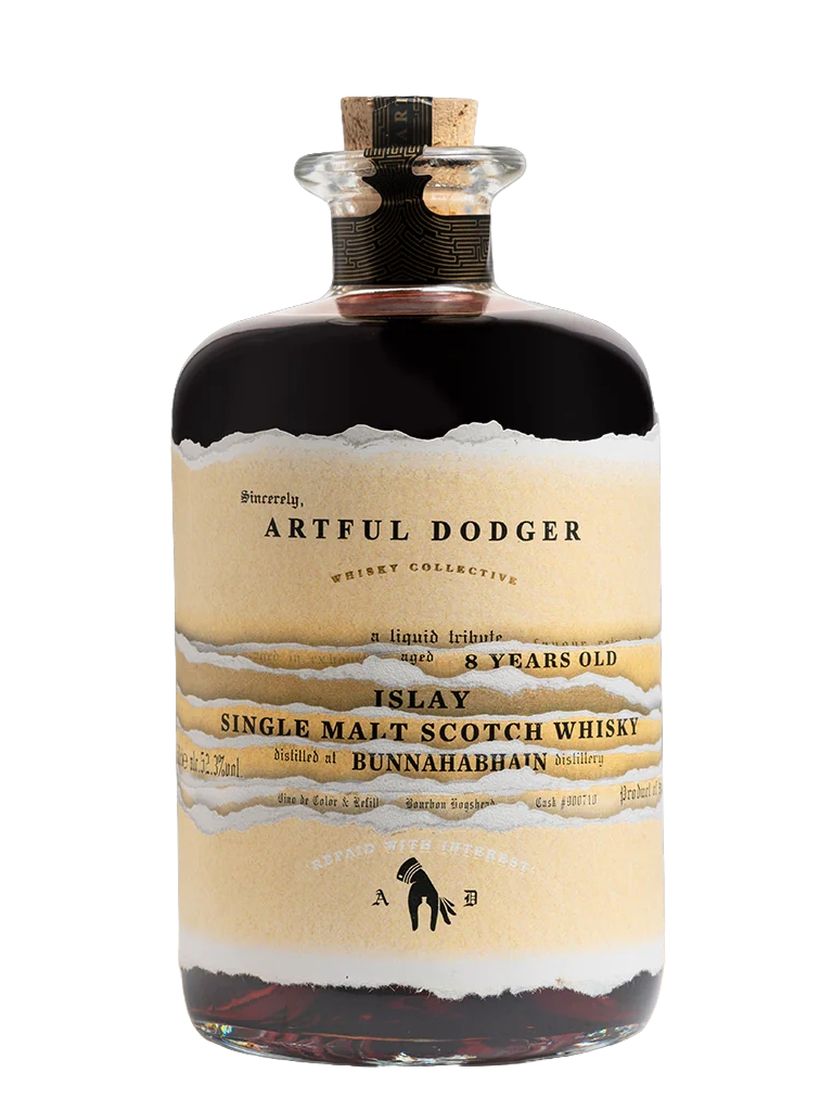 Artful Dodger 2013 Bunnahabhain 8 Year Old Vino de Color Single Cask Single Malt Scotch Whisky (500ml)