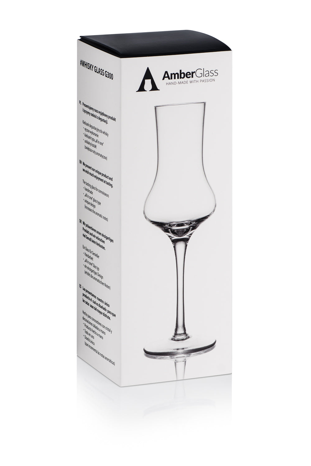 Amber Glass Crystal Grappa Tasting Glass - G300