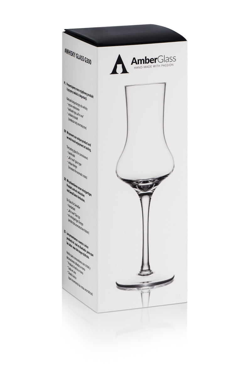 Amber Glass Crystal Grappa Tasting Glass - G300