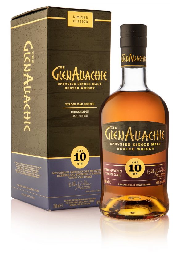 GlenAllachie 10YO Chinquapin Virgin Oak 48% 700ml