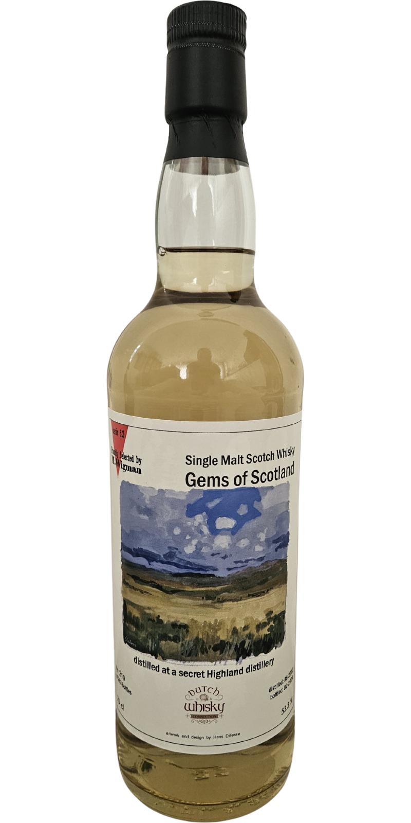 Michiel Wigman 2012 Secret Highland 11 Year Old Single Cask Single Malt Scotch Whisky