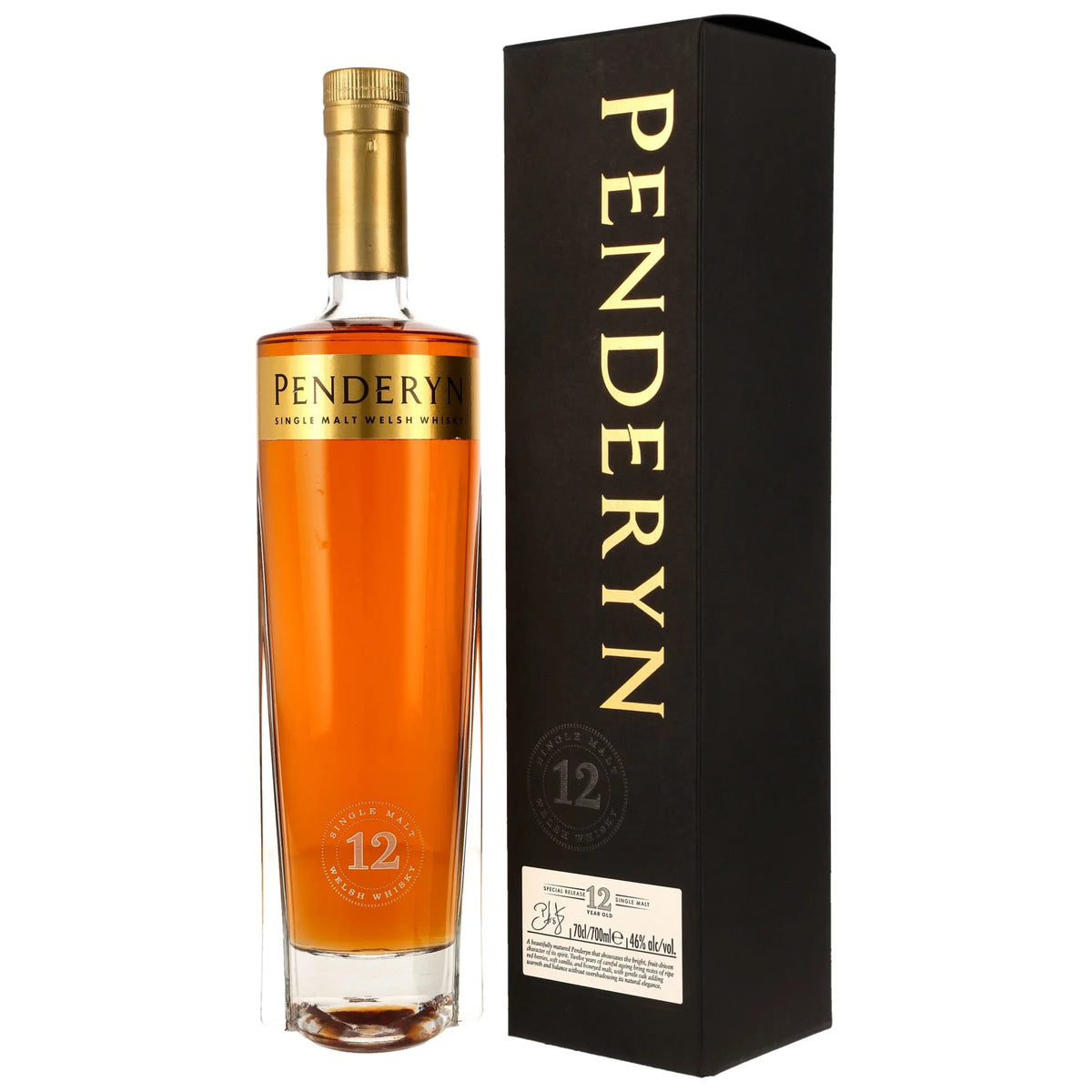 Penderyn 12 Year Old Single Malt Welsh Whisky