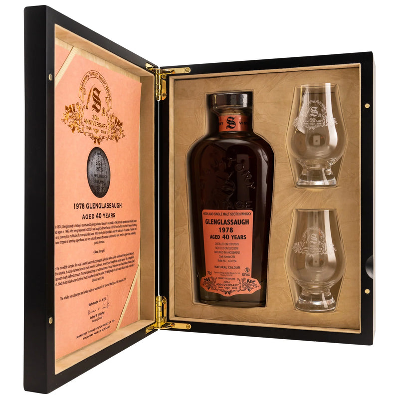 Signatory Vintage 1978 Glenglassaugh 40 Year Old Single Cask Single Malt Scotch Whisky