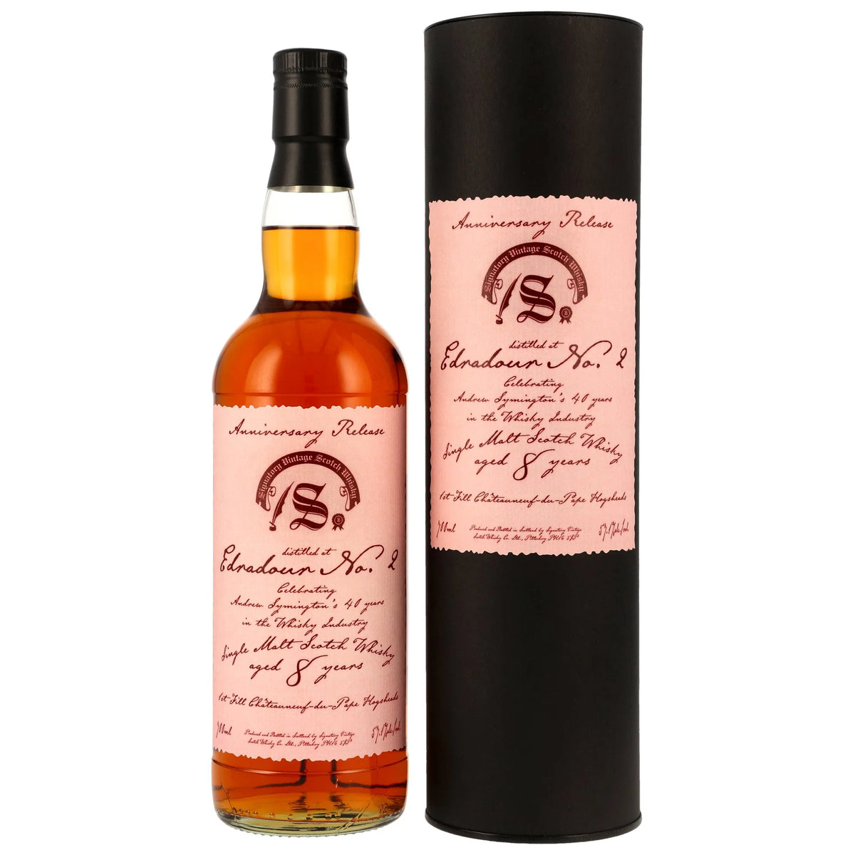Signatory Vintage No.2 2018 Edradour 8 Year Old Single Cask Single Malt Scotch Whisky