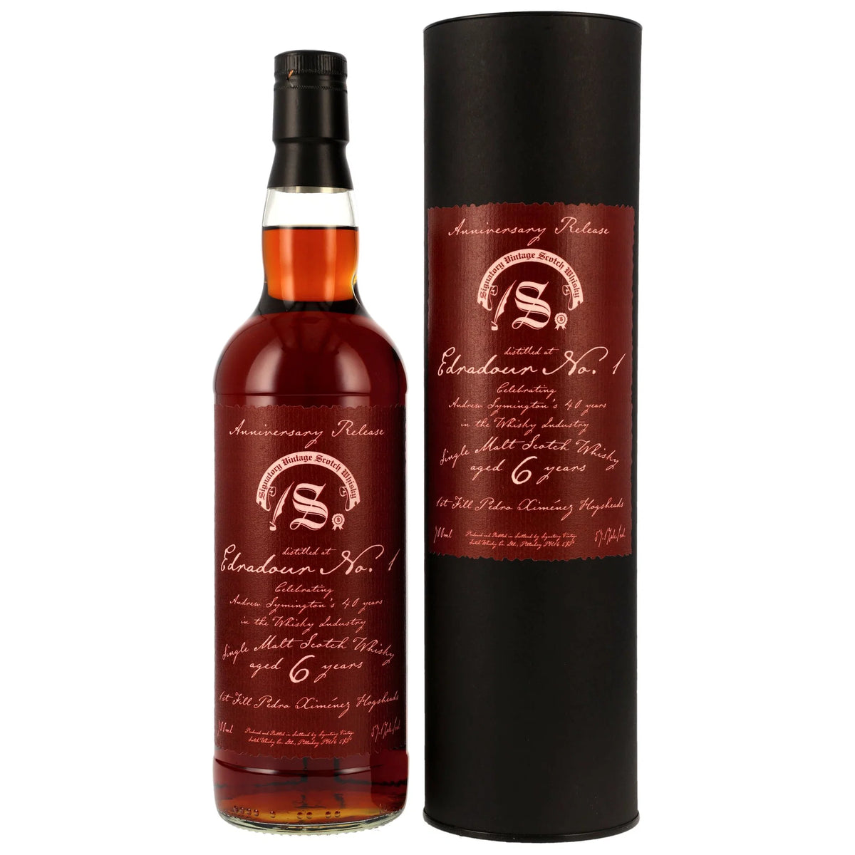 Signatory Vintage No.1 2020 Edradour 6 Year Old Single Cask Single Malt Scotch Whisky