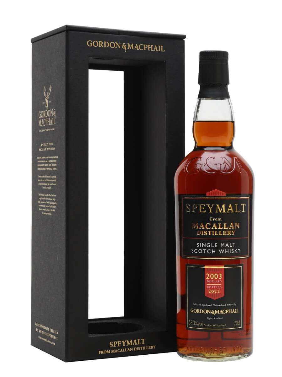 Gordon & Macphail 2003 Speymalt Macallan 19 Year Old Single Cask Single Malt Scotch Whisky