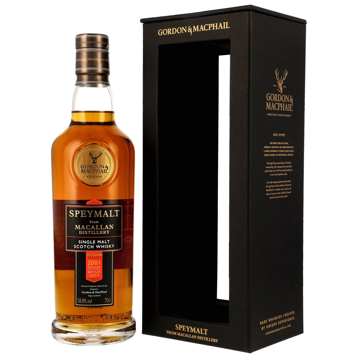 Gordon & Macphail 2001 Speymalt Macallan 22 Year Old Single Cask Single Malt Scotch Whisky