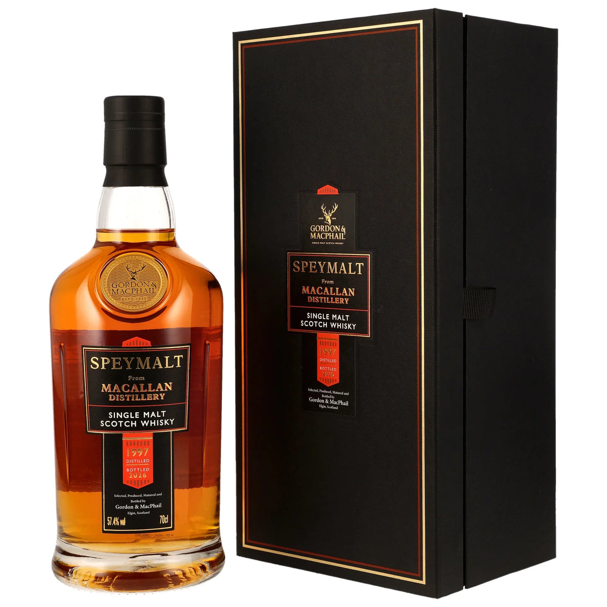 Gordon & Macphail 1997 Speymalt Macallan 29 Year Old Single Cask Single Malt Scotch Whisky