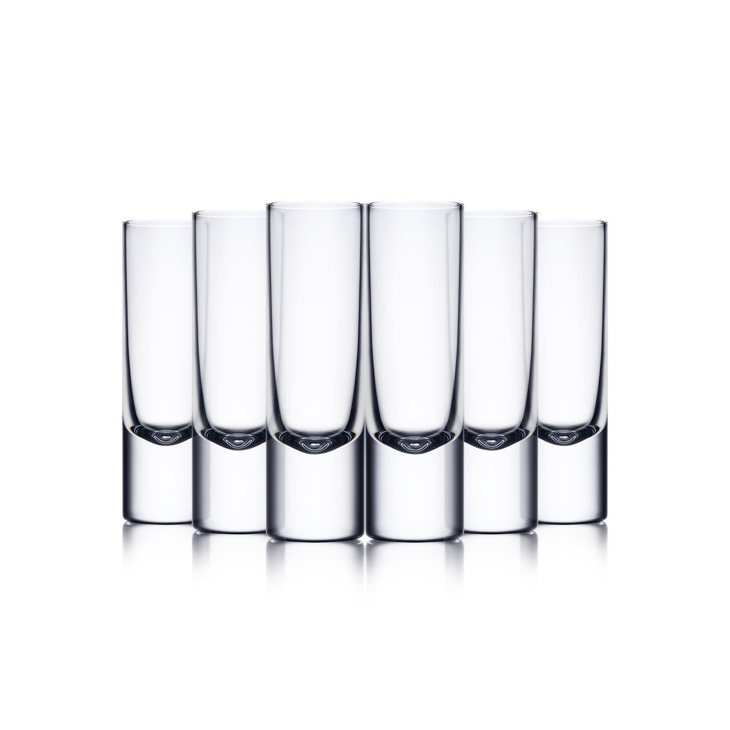 Amber Glass Crystal Shot Glass (40ml) - V100 (6 pack)