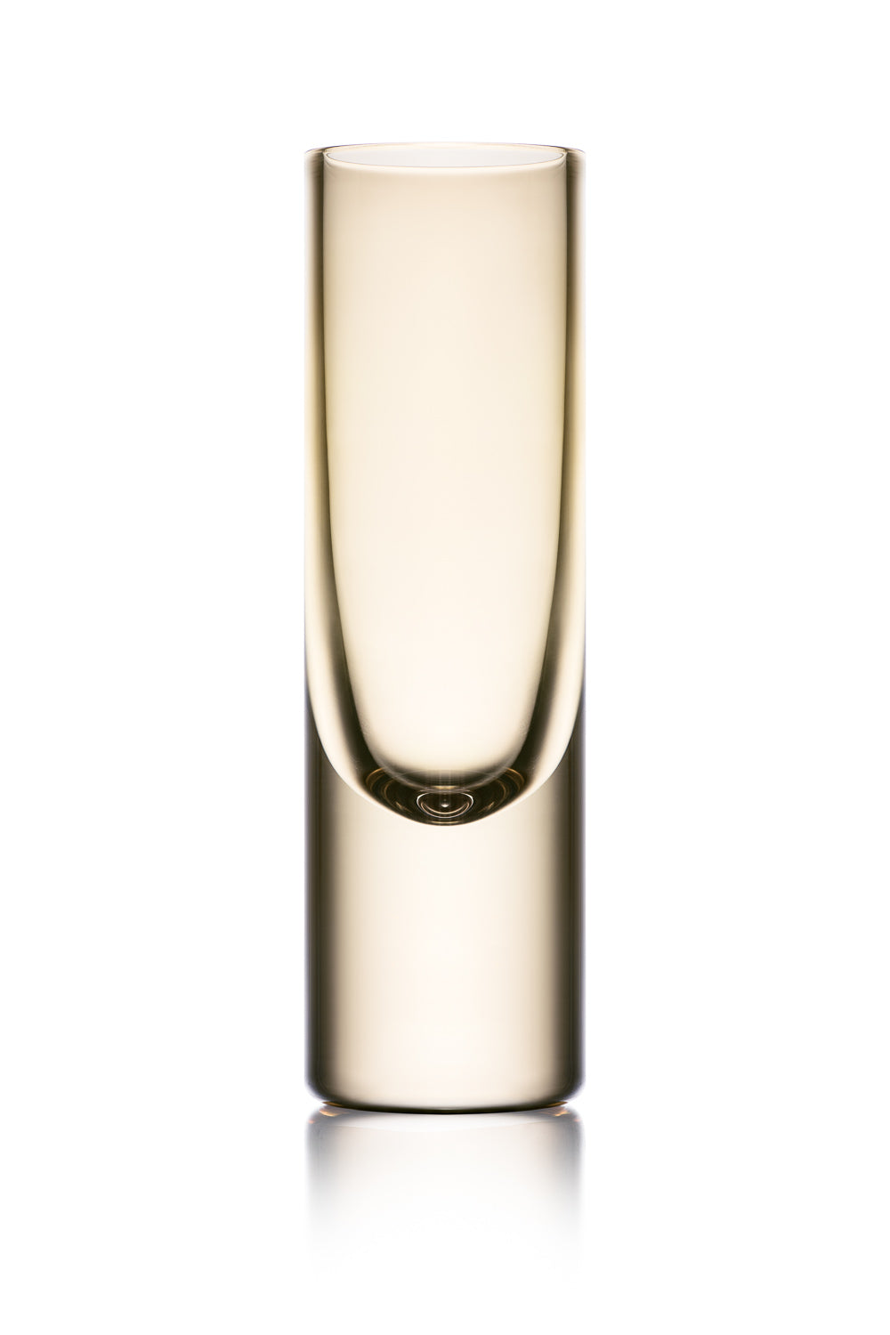 Amber Glass Gold Crystal Shot Glass (40ml) - V101 (6 pack)