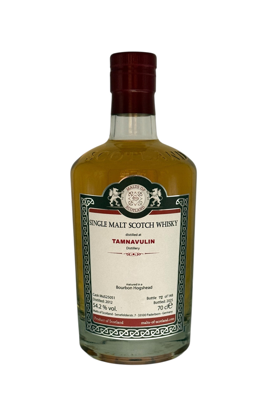Malts of Scotland 2012 Tamnavulin 13 Year Old Single Cask Single Malt Scotch Whisky