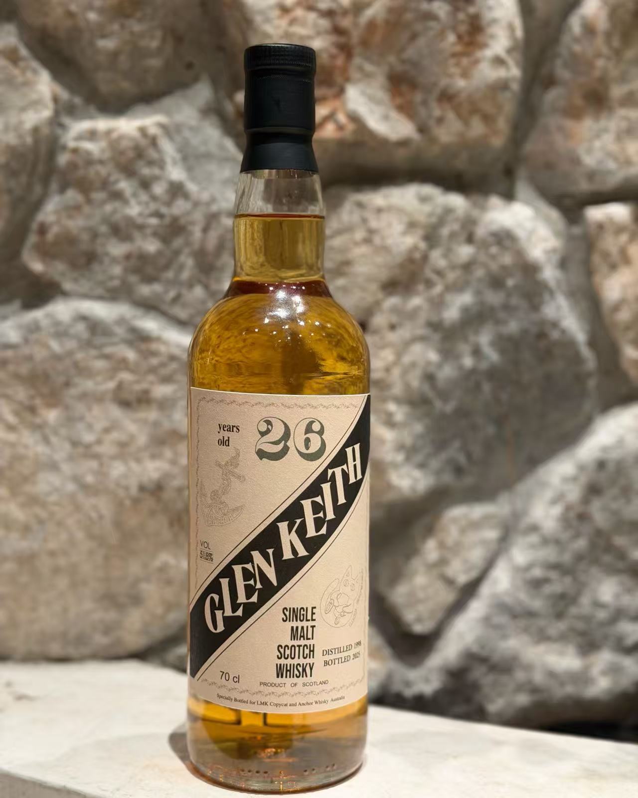 Glen Keith 1998 26yo, Bourbon Barrel 51.8% 700ml LMKcopycat x Whisky Anchor