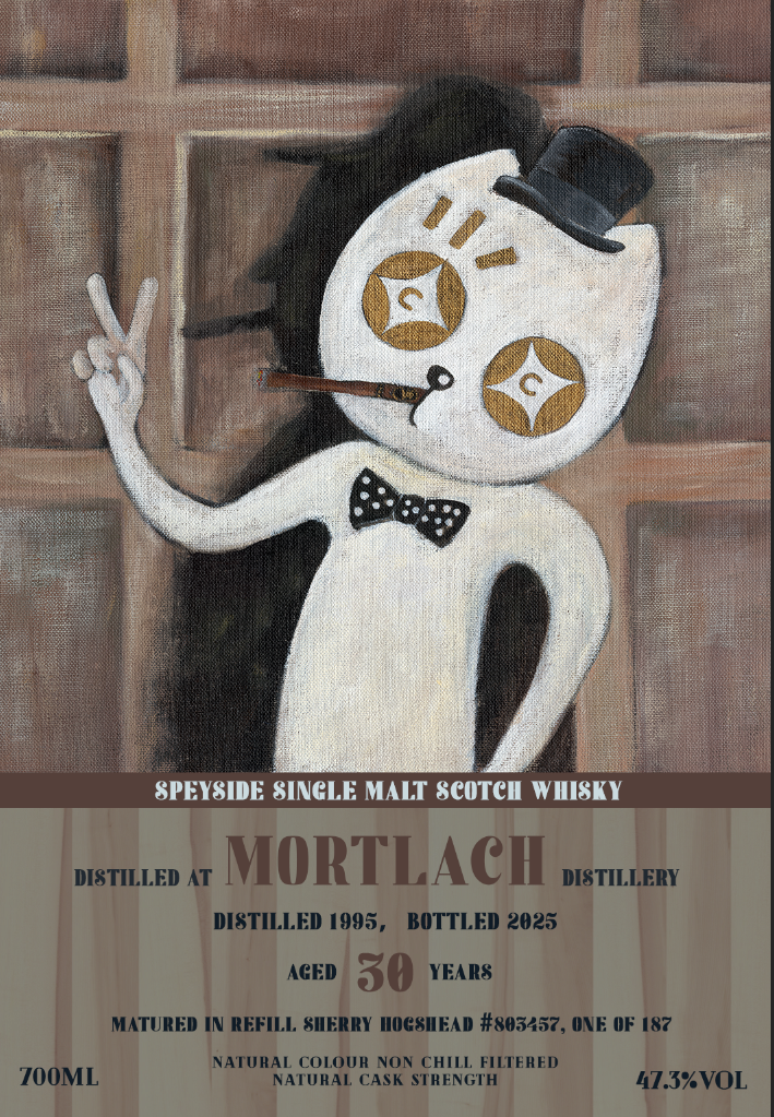 Mortlach 1995 30yo , 47.3% 700ml Golden Eye Cat by Kanpaikai & Antelope