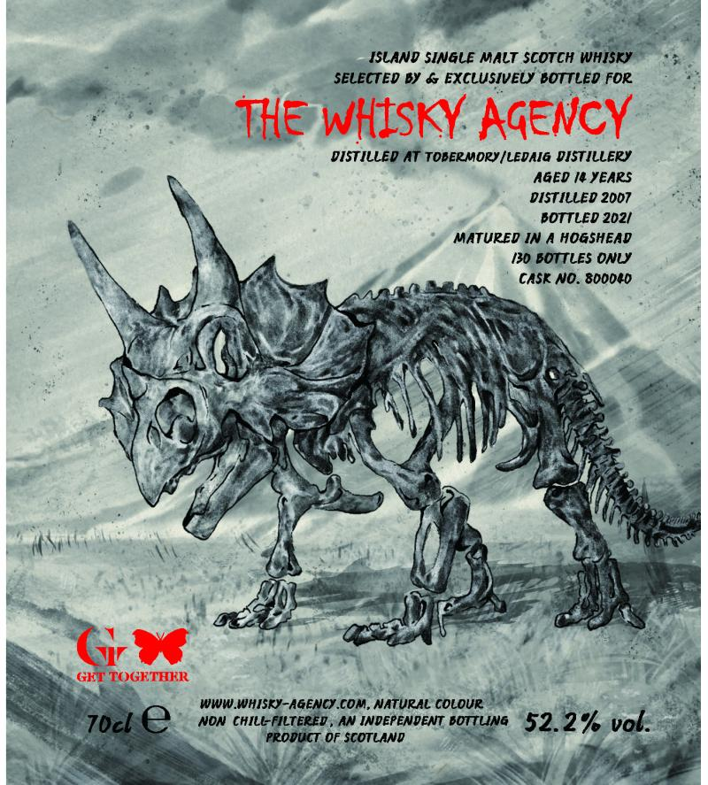 {SAMPLE} The Whisky Agency 2007 Tobermory (Ledaig) 14 Year Old Single Cask Single Malt Scotch Whisky (15mL)