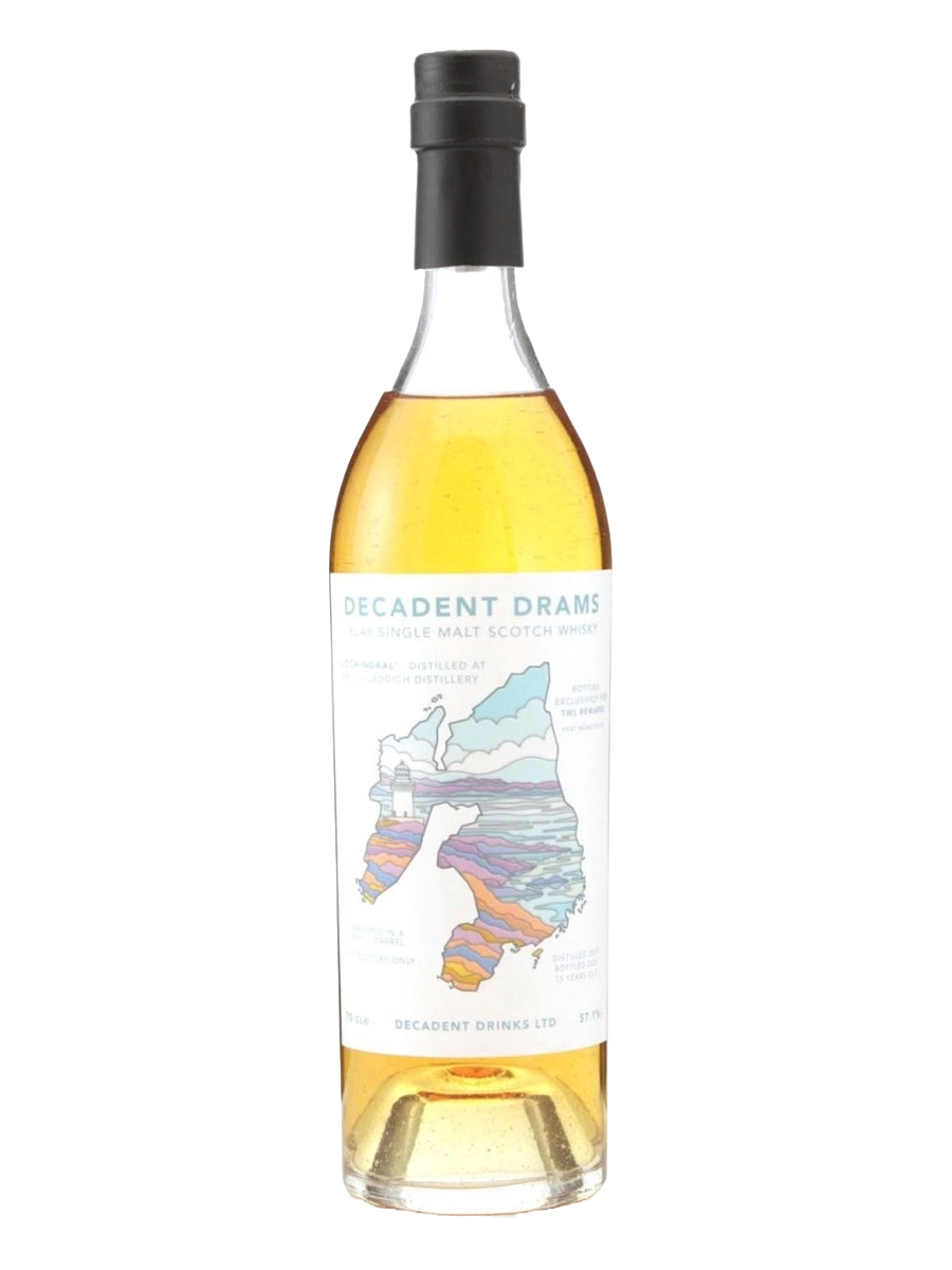 Decadent Drams 2009 Lochindaal 15 Year Old Bourbon Barrel TWL Rewards 