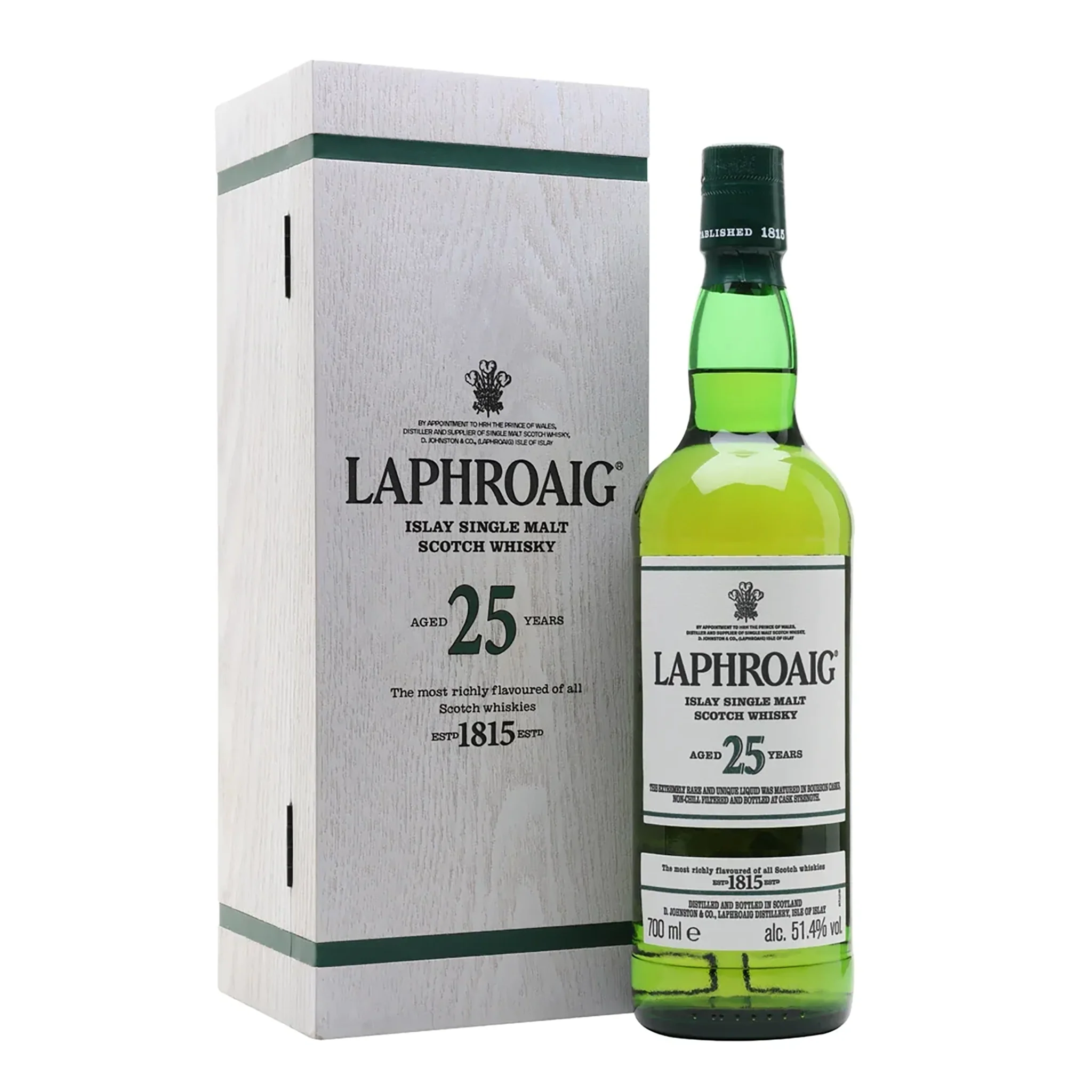 Laphroaig 25 Year Old Cask Strength 2021 Edition Single Malt Scotch Whisky 700mL