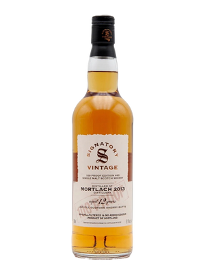 Signatory Vintage 100 Proof 2013 Mortlach 12 Year Old Single Malt Scotch Whisky
