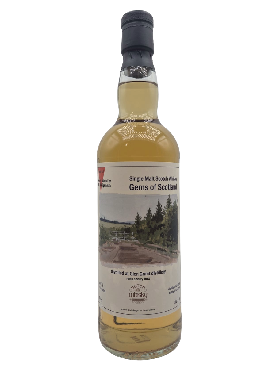 Michael Wigman 2009 Glen Grant 15 Year Old Refill Sherry Butt Single Cask Single Malt Scotch Whisky